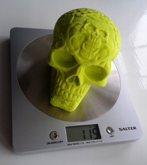 3D printed Celtic skull image